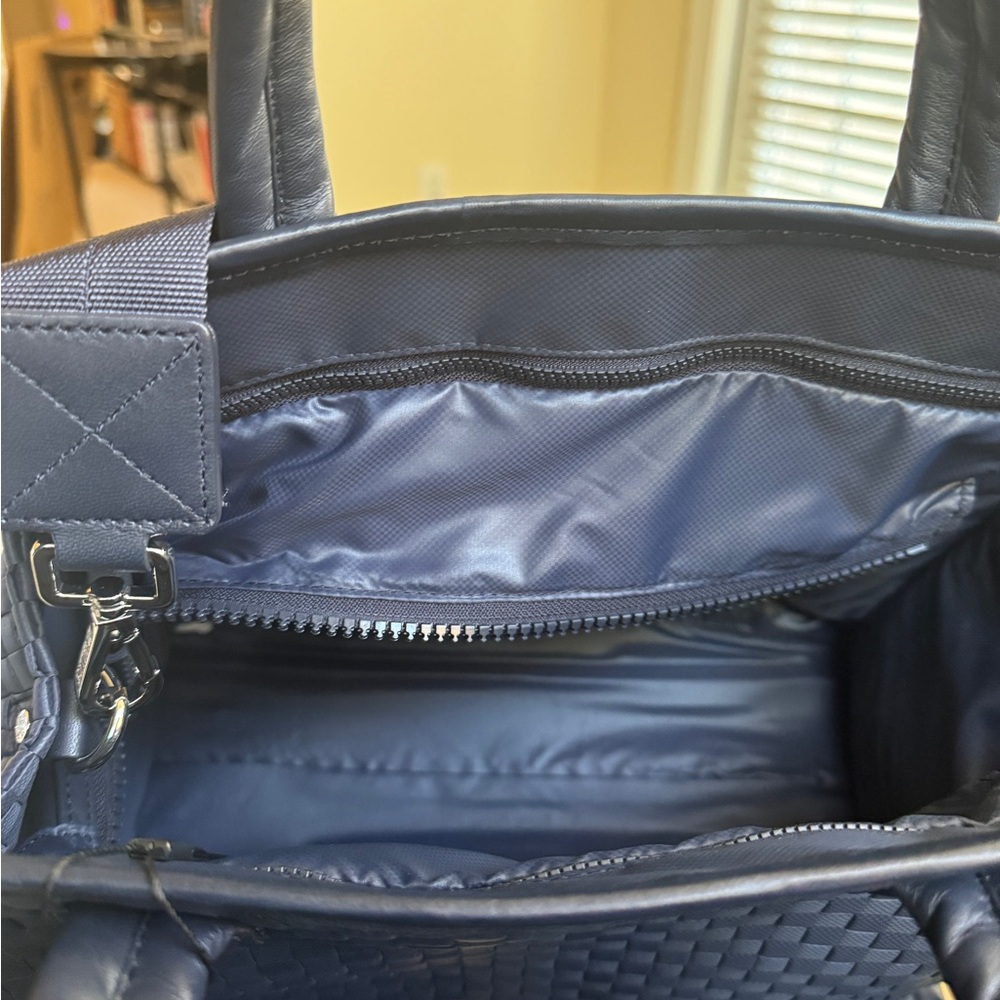 Unused MZ Wallace woven medium box tote in Dawn. Comes with dust bag and tag. - Picture 10 of 10